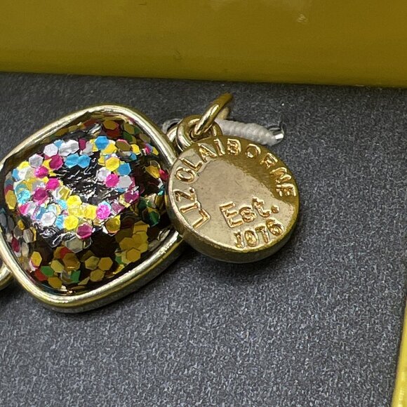 Liz Claiborne Bracelet Sparkly Multicolor Goldtone New in Box - Picture 2 of 5